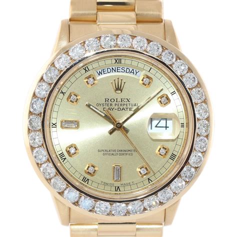 rolex presidential diamond bezel replica|rolex presidential 36mm diamond bezel.